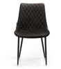 KRZESŁO SHARONTI NOWOCZESNY DESIGN PIKOWANE TAPICEROWANE WELUR SALON BIURO