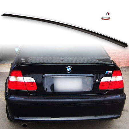 SPOILER BMW E46 98-05 4D LOOK M3 GLOSSY BLACK