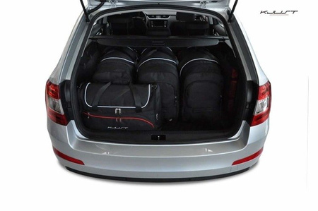 SKODA OCTAVIA KOMBI 2013+ TORBY DO BAGAŻNIKA 5 SZT