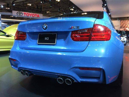 SPOILER NA KLAPĘ BMW F30 11-18 GLOSSY BLACK
