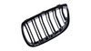 Grill sportowy podwójne żeberka Matt Black BMW 3 E92 E93 przed liftem 2005-2010