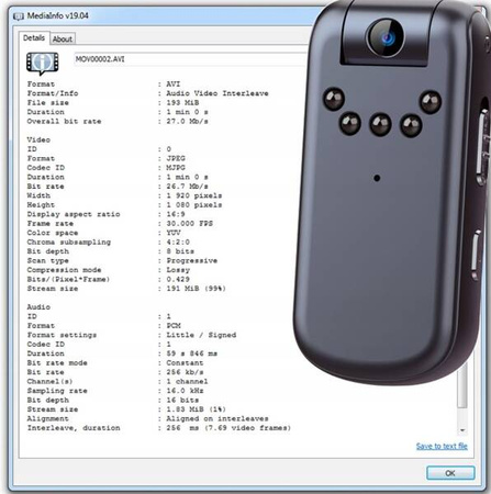 Mini Kamera Szpiegowska V13 1080p Detekcja Ruchu mikrofon Dyktafon Ukryta