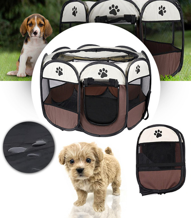 KOJEC DLA PSA KOTA ROZMIAR S SKŁADANY PRZENOŚNY LEGOWISKO KLATKA ZAGRODA