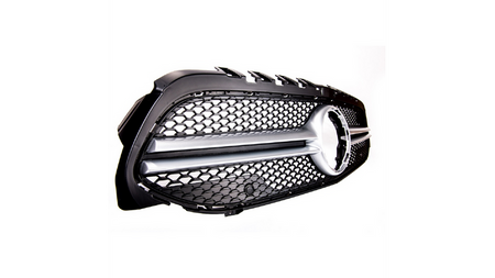 Grill sportowy Matt Silver A-Type MERCEDES A-Class V177 W177 2018-obecnie