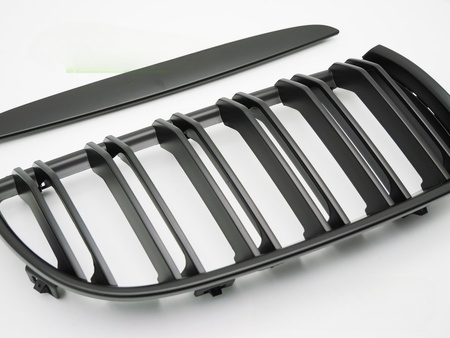 Grill (nerki) do BMW E90 E91 05-08 matt black