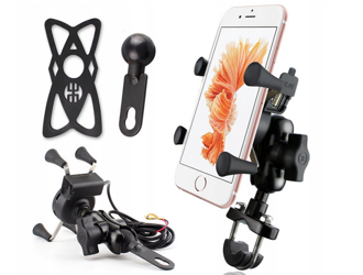 Uchwyt ładowarka na motocykl skuter USB 5V 2.1A