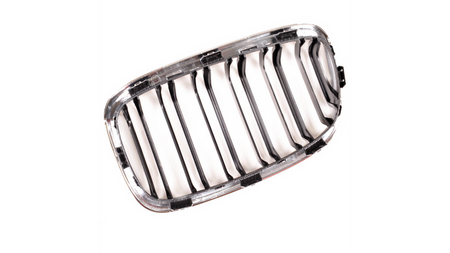 Grill sportowy podwójne żeberka Chrome & Black BMW 1 F20 F21 przed liftem 2011-2015