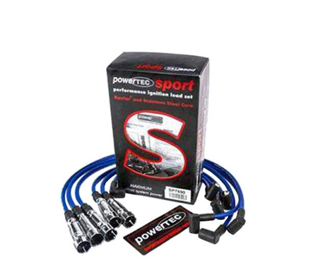 Przewody zapłonowe PowerTEC AUDI 80 90 100 200 VW PASSAT 1.8-2.3L 73-91 Czerwone