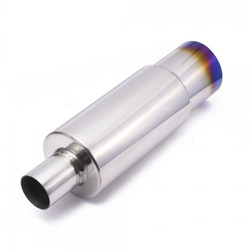 Tłumik końcowy przelotowy smoke tip 63mm