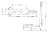 Hamulec ręczny hydrauliczny TurboWorks B07 Górny XXL