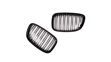 Grill sportowy podwójne żeberka Gloss Black BMW 5 F07 2013-2017