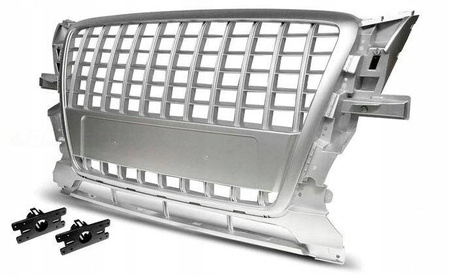 Grill atrapa sport srebrny do Audi Q5 2008-09.2012