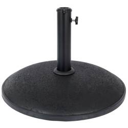Baza din beton pentru umbrela de gradina, suport pentru umbrela negru greu 25 kg 50 cm