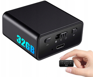 Dyktafon podsłuch szpiegowski detekcja 32GB USB