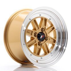 Felgi aluminiowe JR Wheels JR31 15x7.5 ET20 4x100 Gold w/Machined Lip