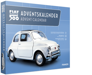 Fiat 500 kalendarz adwentowy zrób to sam