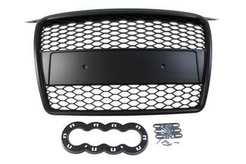 GRILL AUDI A3 8P RS-STYLE BLACK (05-08)