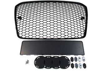 GRILL AUDI A5 8T RS-STYLE BRIGHT BLACK (13-16)