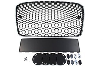 GRILL AUDI A5 8T RS-STYLE CHROME-BLACK (13-16)