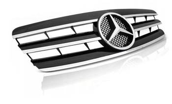 Grill Mercedes W203 00-07 CL Style Black Chrome