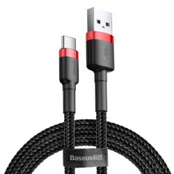 Kabel USB do USB-C BASEUS Cafule 2A 300 cm czerwono-czarny