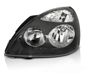Lampa Lewa Reflektor Black Do Renault Clio II 2