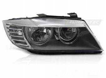 Lampa prawa reflektor black do BMW e90 e91 lci 09-