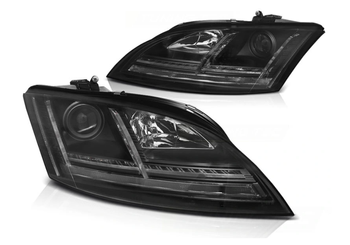Lampy Audi Tt 06-10 8j Black Led Drl Dts Xenon