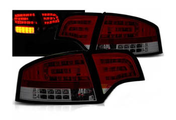 Lampy Diodowe Audi A4 B7 04-08 Sedan Red Smoke Led