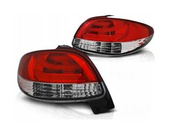 Lampy Diodowe Peugeot 206 98- Red White Led Bar