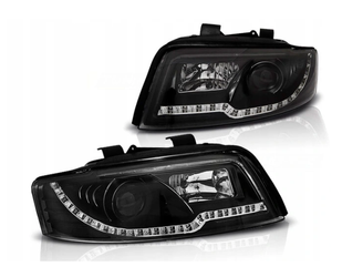 Lampy Reflektory Audi A4 B6 00-04 Led Tube Black