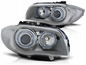 Lampy Reflektory BMW E87 E81 04-11 Ringi Chrome FK