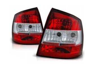 Lampy Tylne Opel Astra G Ii Hb 97-04 Clear Red