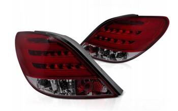 Lampy diodowe red-white led do Peugeot 207 06-09