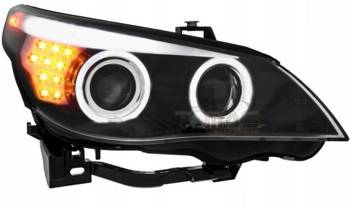 Lampy przednie reflektory BMW E60/E61 03-07 black