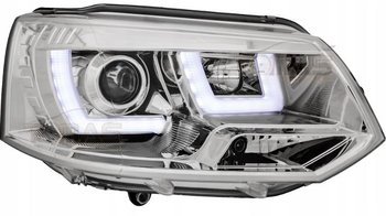 Lampy przednie reflektory VW T5 chrome LED DRL