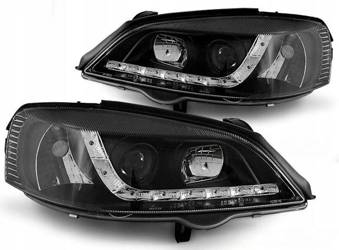 Lampy reflektory Opel Astra g 97-04 daylight black