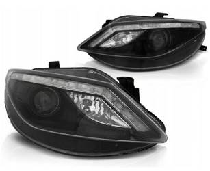 Lampy reflektory Seat Ibiza 6j 08-12 black led