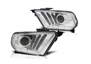 Lampy reflektory chrome  Ford Mustang V 10-13 chrome DTS