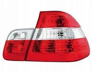 Lampy tylne BMW E46 CLEAR RED