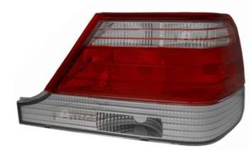 Lampy tylne Mercedes W140 S-KLASA 95-98 clear red