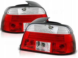 Lampy tylne nowe BMW E39 SEDAN 95-00 CLEAR RED WHITE