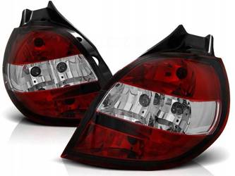 Lampy tylne nowe RENAULT CLIO 3 05-09 CLEAR RED WHITE