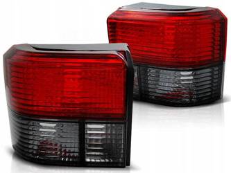 Lampy tylne nowe VW T4 90-03 CLEAR RED SMOKE DEPO