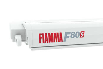 Markiza dachowa w kasecie F80s 450 Polar White Royal Grey - Fiamma