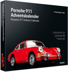 Model Porsche 911 kalendarz adwentowy, czerwony