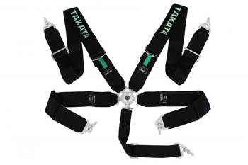 Pasy sportowe 5p 3" Black - Takata Replica harness