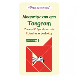 Podróżna gra magnetyczna The Purple Cow - Tangram