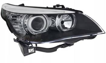 Reflektory lampy przednie BMW E60 / E61 BLACK RING