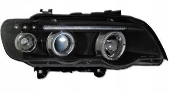 Reflektory lampy przednie BMW X5 E53 Ringi Black